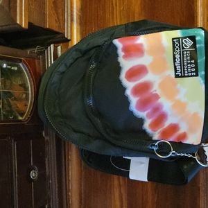 Justice sling backpack